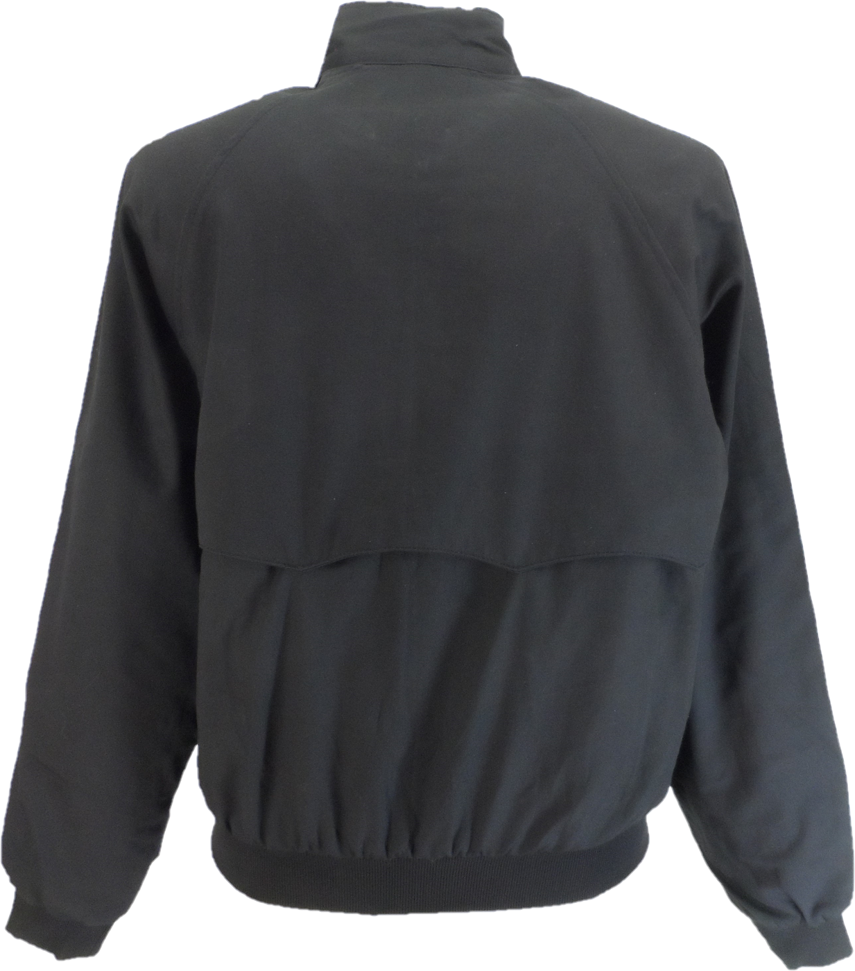 Mens Black/Tartan Reversible Vented Classic Harrington Jacket