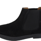 Roamers Mens Real Suede Black Retro Chelsea Desert Boots