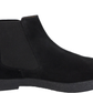 Roamers Mens Real Suede Black Retro Chelsea Desert Boots