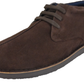 Roamers Brown Center Seam Retro Real Suede Desert Boots