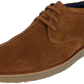 Roamers Tan Center Seam Retro Real Suede Desert Boots