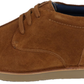 Roamers Tan Center Seam Retro Real Suede Desert Boots