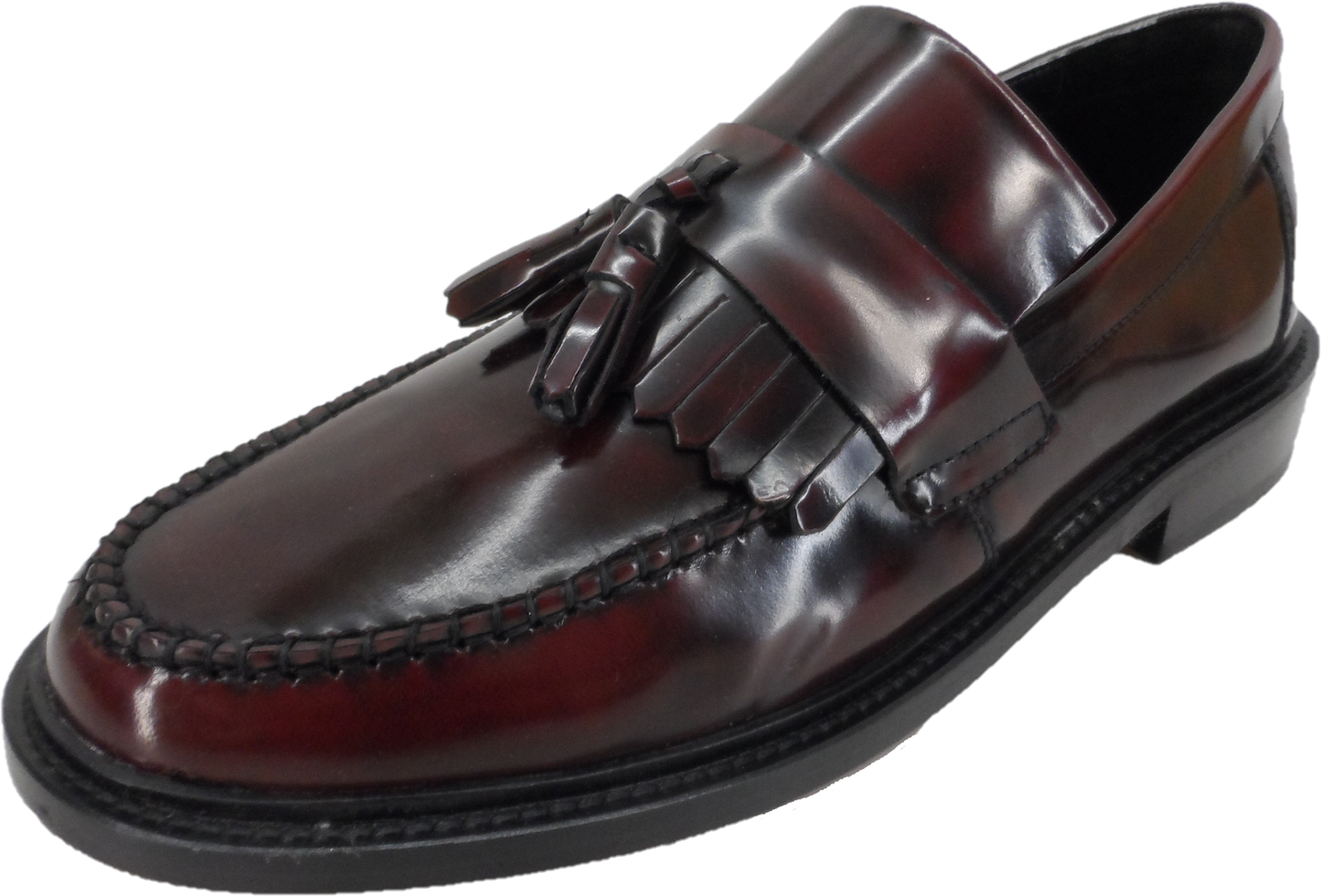 Delicious Junction Oxblood Rudeboy Mod Ska Loafer-Schuhe