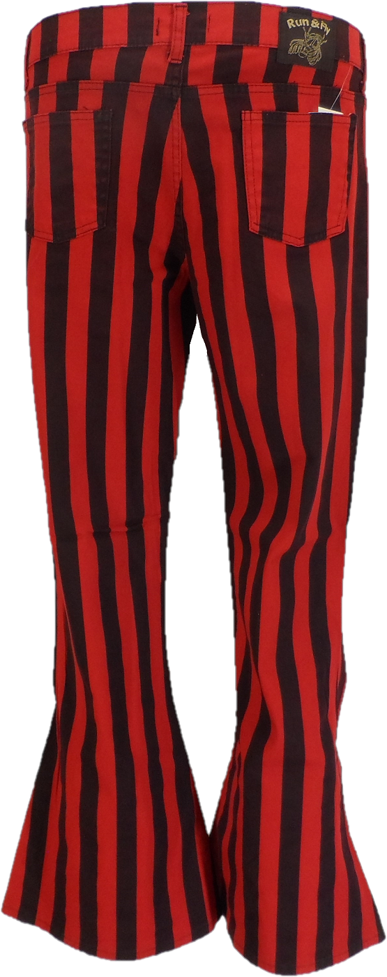 Mens 1970s Bell Bottom Trousers Retro Print Mazeys Mazeys UK