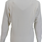 Mens Classic Retro Cream/Yellow/Green Striped Cardigan