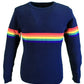 Men's Rainbow Jumper - Striped Jumper