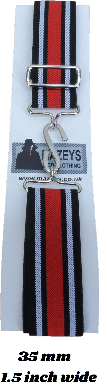 Retro Unisex 70s One and a Half Inch Wide Elastic Snake Belts Many Colours