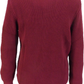 Trojan Classics Retro Waffle Knit Port Red Cardigan