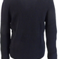 Trojan Classics Retro Waffle Knit Navy Blue Cardigan
