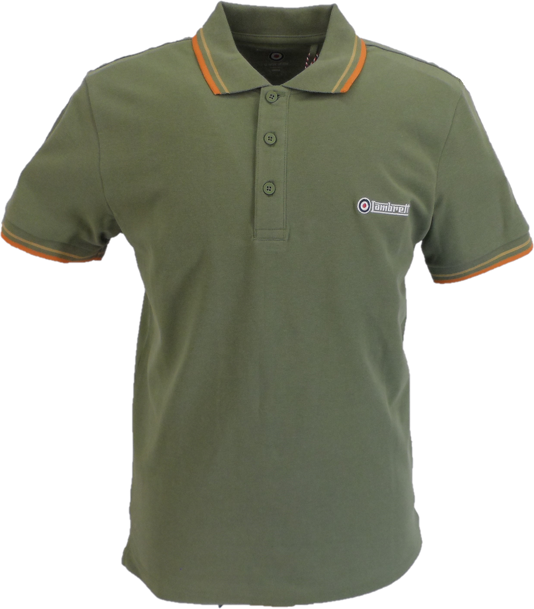 Lambretta 3 Shirt Pack Of Target Logo Polo Shirts All size Small