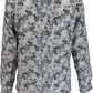 Relco blanc paisley hommes classique mod vintage chemises design