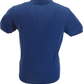 قمصان بولو محبوكة بنمط ريترو للرجال Relco باللون الأزرق الداكن