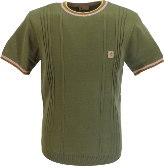 Gabicci Vintage Mens Spruce Green Turtle Neck Jumper