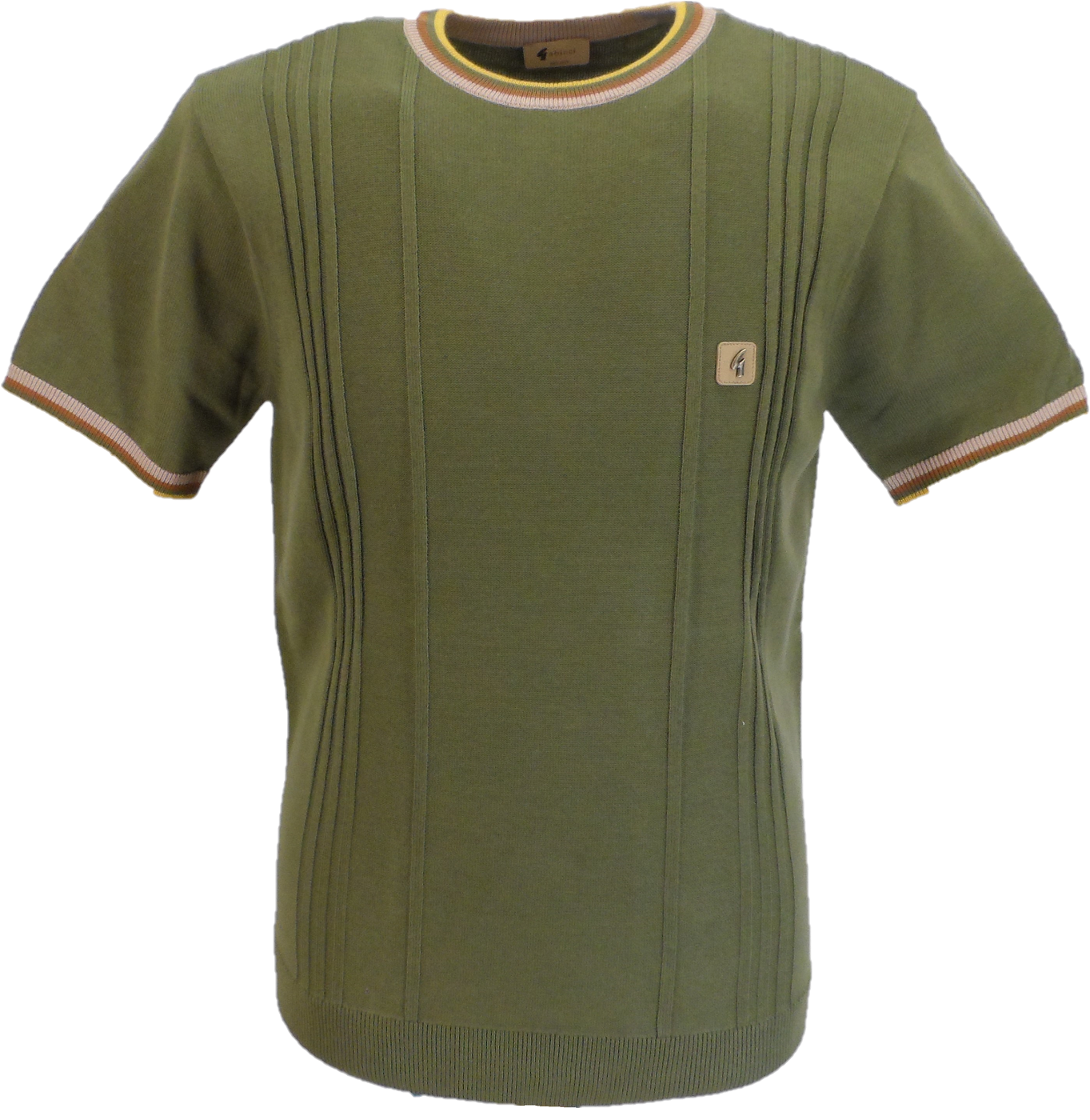 Gabicci Vintage herre trøje i grangrøn med turtle neck