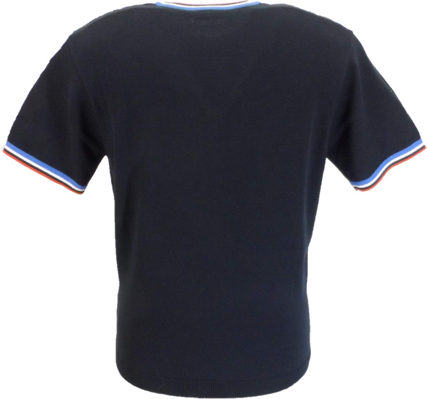 Gabicci Vintage jersey azul marino con cuello alto para hombre