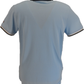 Lambretta Men`s Sky Blue Triple Tipped 100% Cotton Polo Shirts