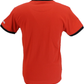 Lambretta Mens Red Target Logo Ringer T-Shirt