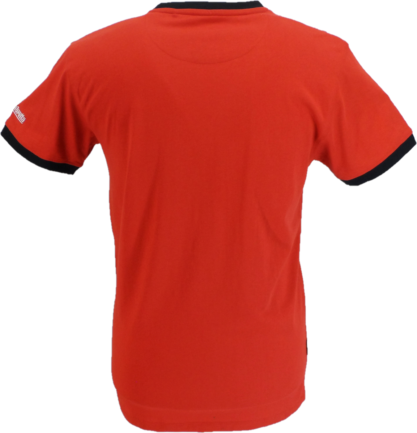 Lambretta Mens Red Target Logo Ringer T-Shirt