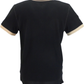 Lambretta Black/Nomad Vintage Panel Polo Shirts