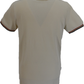 Lambretta Men`s Oatmeal Triple Tipped 100% Cotton Polo Shirts