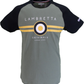 Lambretta Mens Khaki Green Retro Target Ringer T-Shirt