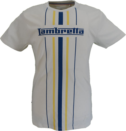 Lambretta Mens Vertical Striped Retro T Shirt