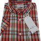 Ben Sherman Mens Cerise Checked Short Sleeved Shirt