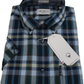 Ben Sherman Mens Dark Green Checked Short Sleeved Shirt