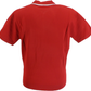 Gabicci Mens Cherry Red Archive Alfeo Knitted Zip Polo Shirt