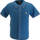 Gabicci Mens Aqua Blue Polo Cardigan