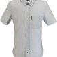 Lambretta Mens Sky Blue Oxford Short Sleeved Button Down Shirts