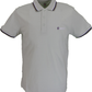 Lambretta Men`s Light Aqua Green Tipped Tipped 100% Cotton Polo Shirts