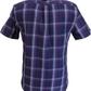 Lambretta Mens Navy/Blue/Red Button Down Shirts