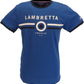 Lambretta Mens Dark Blue Retro Target Ringer T-Shirt