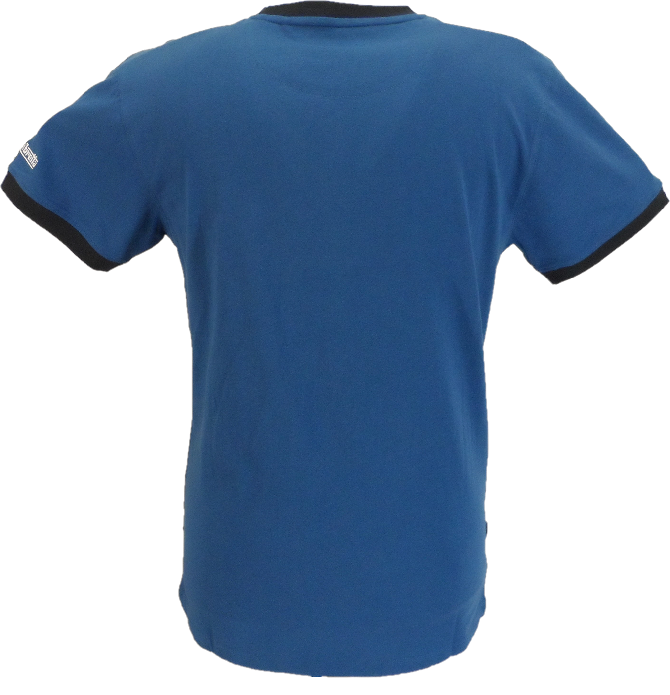 Lambretta Mens Dark Blue Retro Target Ringer T-Shirt