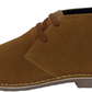 Roamers Tan 2 Eyelet Retro Real Suede Desert Boots