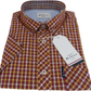 Ben Sherman Mens Cherry Red Signature House Check Short Sleeved Shirts