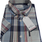 Ben Sherman Mens Blue Grey Large Oversize Check Shirts