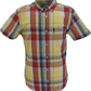 Ben Sherman Mens Lemon Zest Oversize Check Shirts