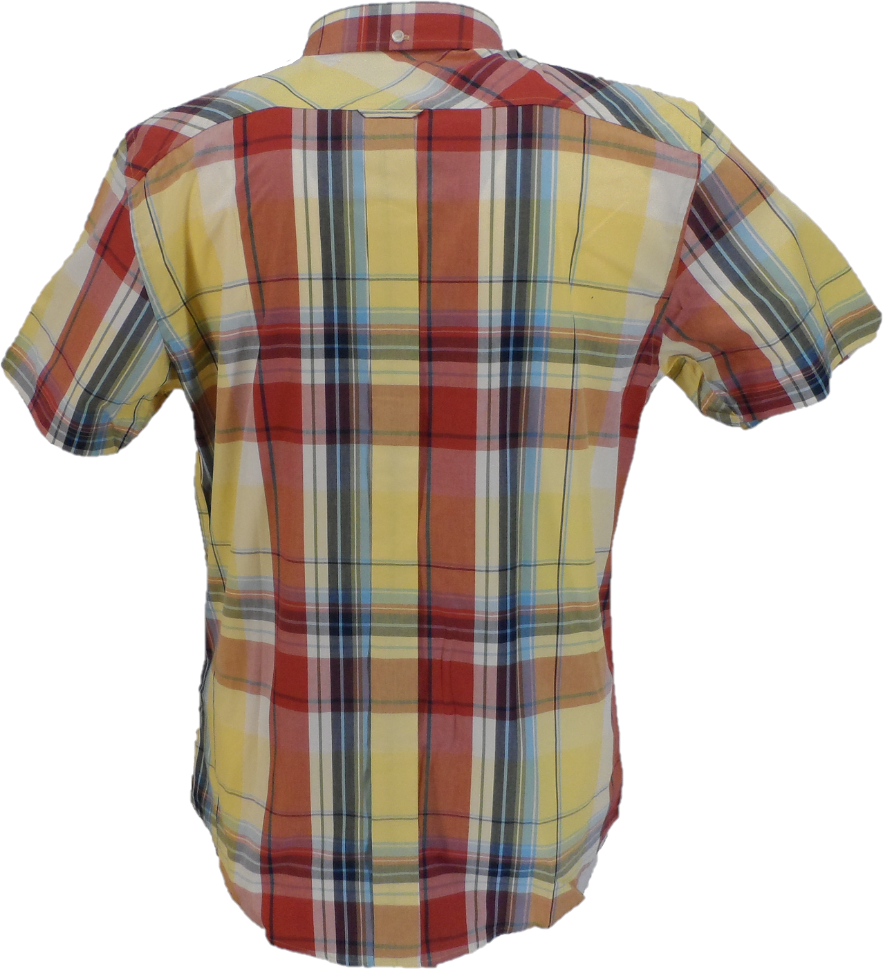Ben Sherman Mens Lemon Zest Oversize Check Shirts