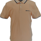 Ben Sherman Men's Coral Orange Signature 100% Cotton Polo Shirt
