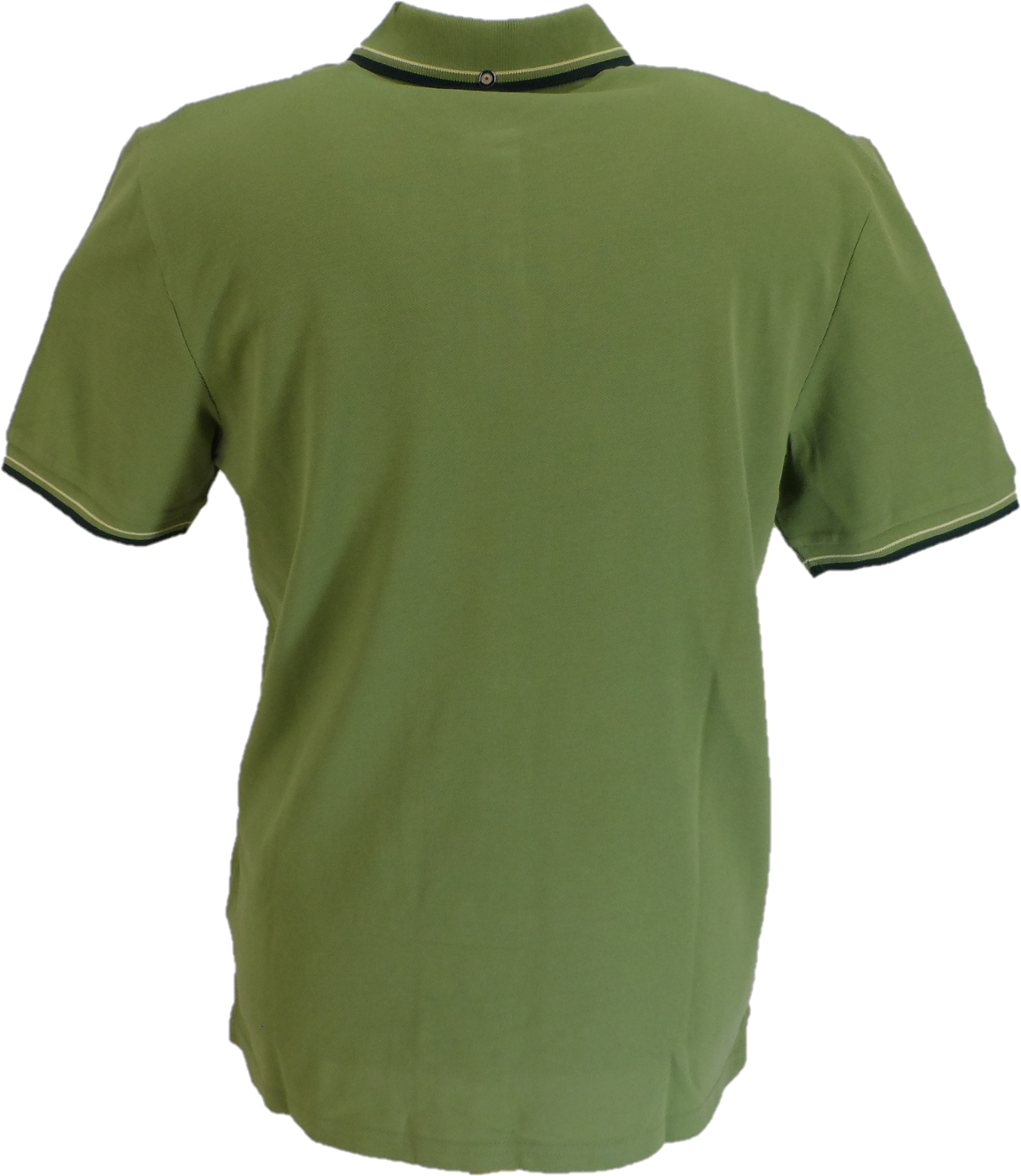 Ben Sherman Mens Olive Green Signature 100% Cotton Polo Shirt