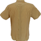 Ben Sherman Mens Lemon Zest Gingham Checked Short Sleeved Shirt