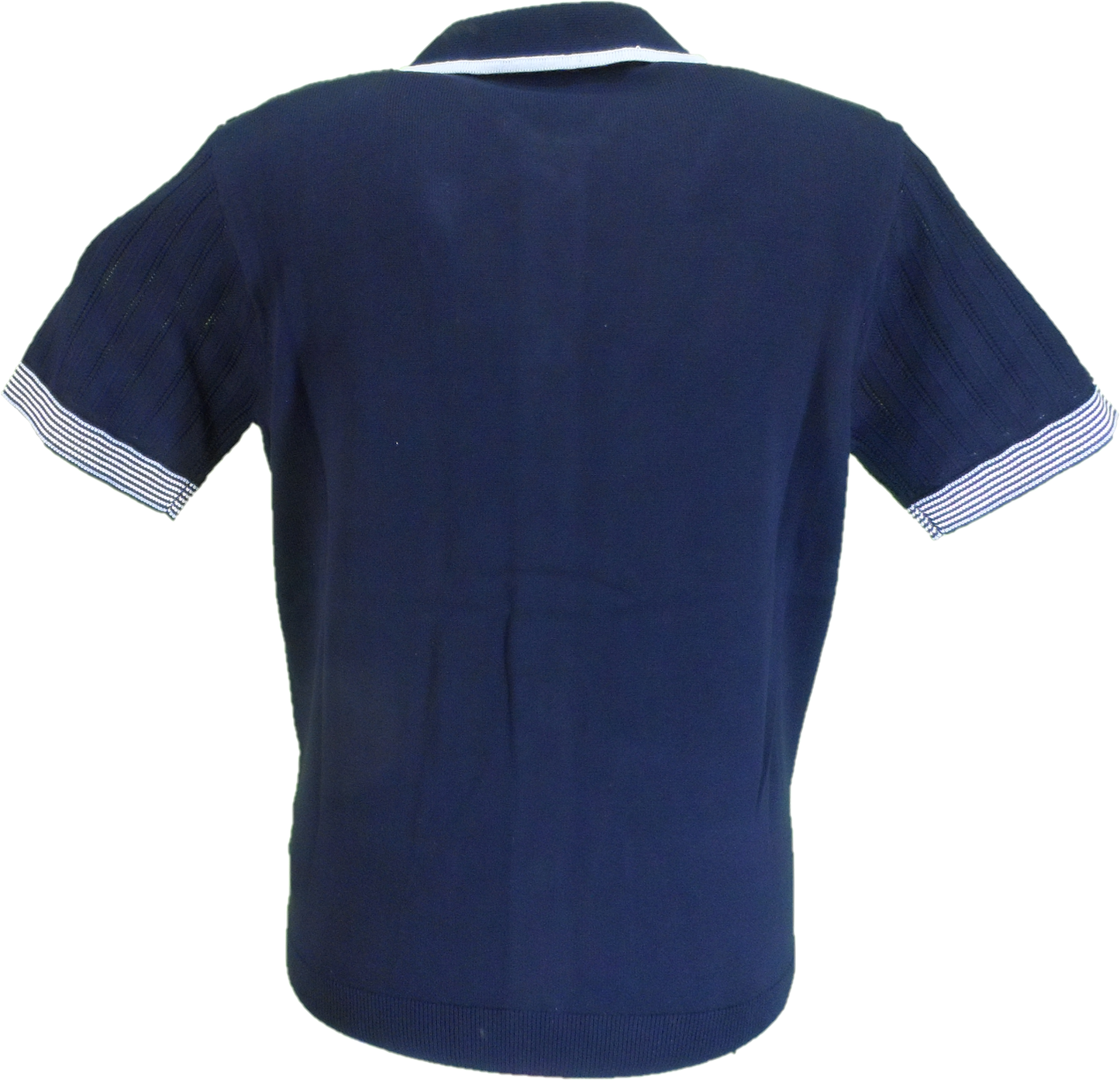 Gabicci Mens Navy Blue Carter Short Sleeve Cardigan