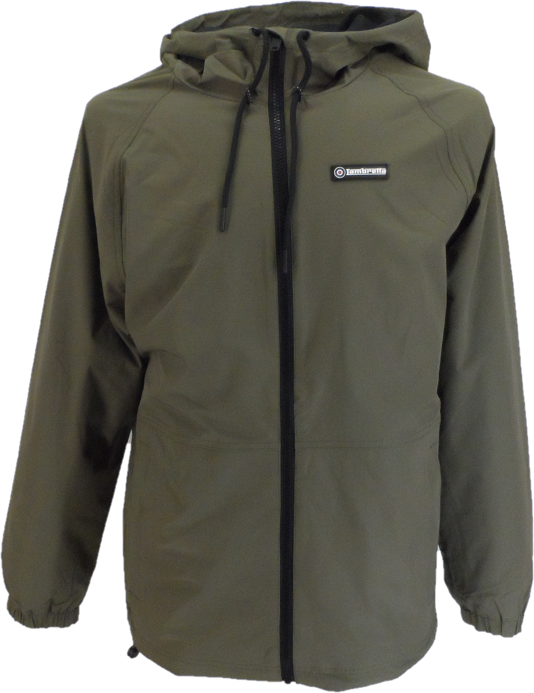 Lambretta Mens Khaki Green Ripstop Hooded Jacket