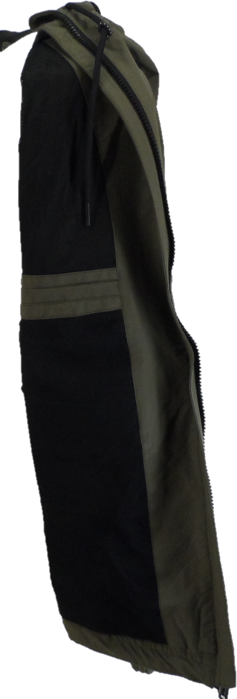 Lambretta Mens Khaki Green Ripstop Hooded Jacket