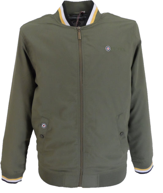 Lambretta Khaki Green Monkey Harrington Jackets