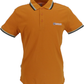 Lambretta Men`s Desert Sun Tipped Tipped 100% Cotton Polo Shirts
