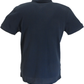 Lambretta Navy Blue Classic Retro Striped Polo Shirts