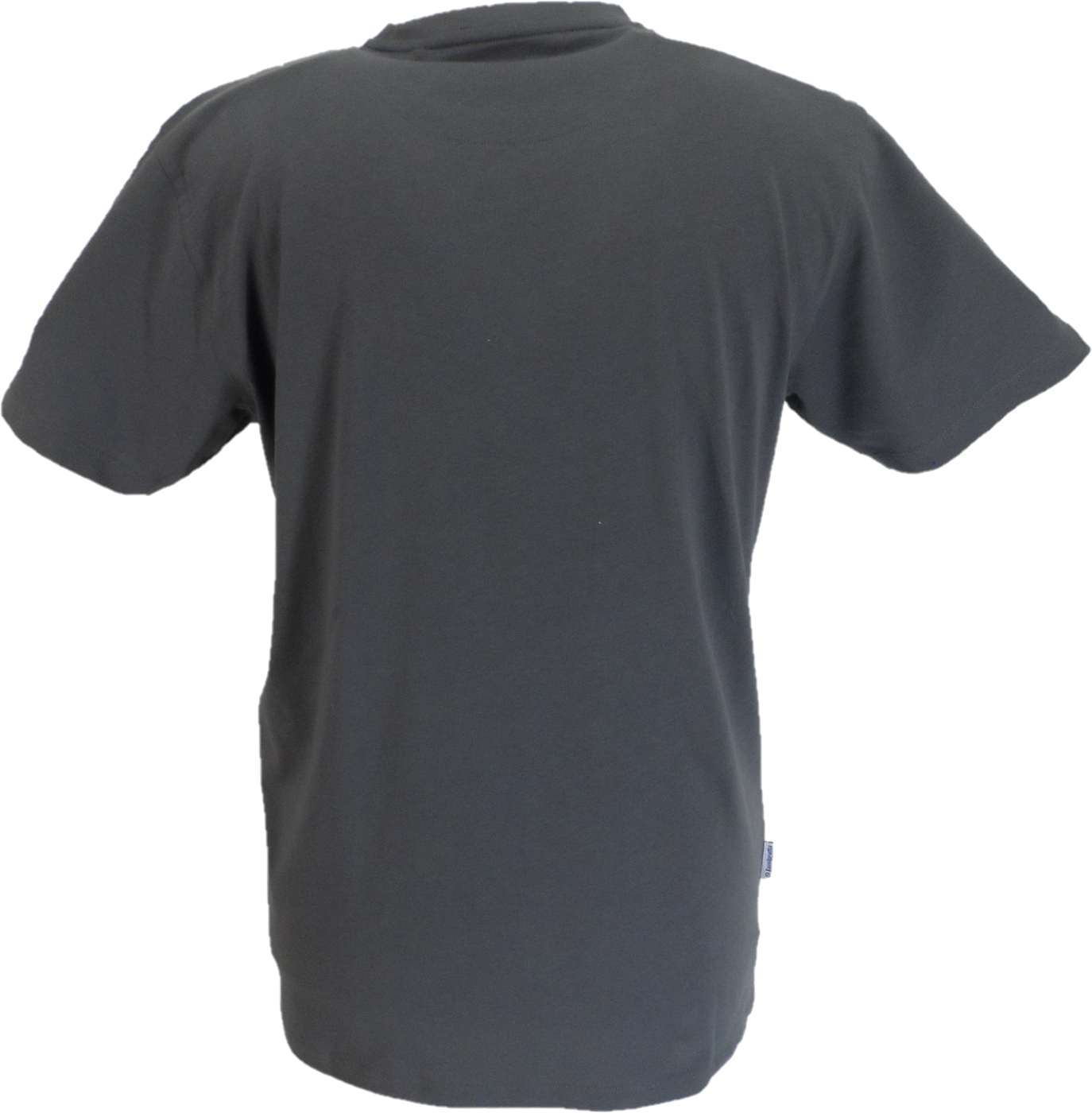 Lambretta Mens Iron Grey Striped Retro T Shirt